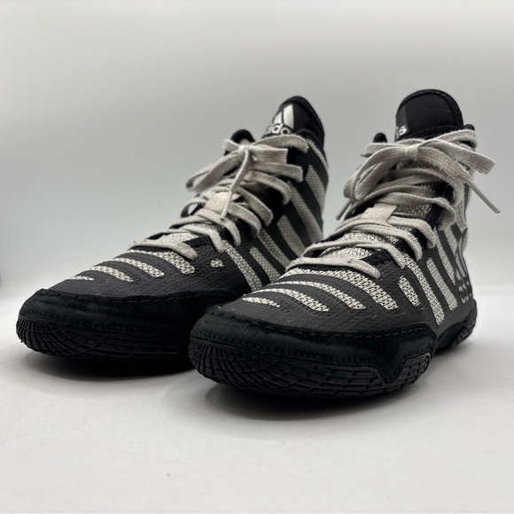 adidas Adizero Varner Wrestling Shoes FW1013 5.5 Black/Silver Men’s Lightweight - Picture 11 of 16